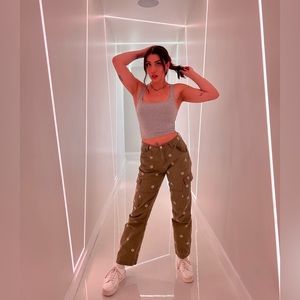 Forever21 Floral Cargo Pants